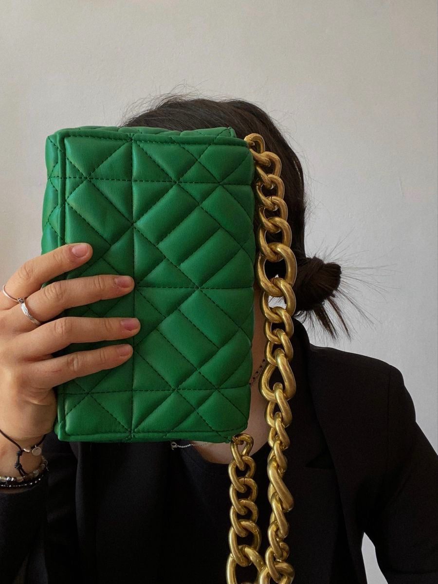 Shoulder green bag - nuevo