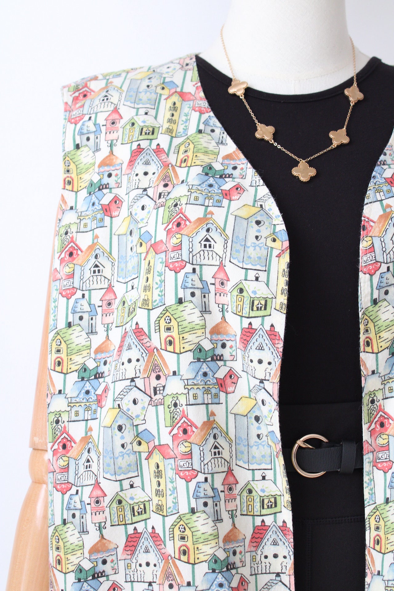 🏠 Vest vintage casitas | Talla XXL