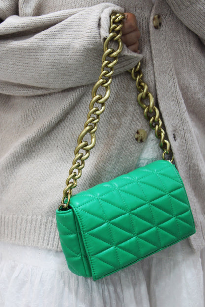 Shoulder green bag - nuevo