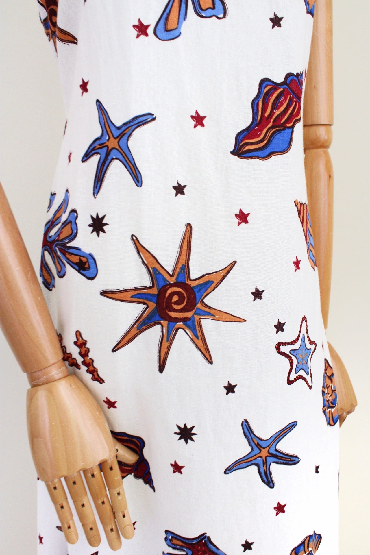 Vestido de caracoles, nuevo de lino | Talla s