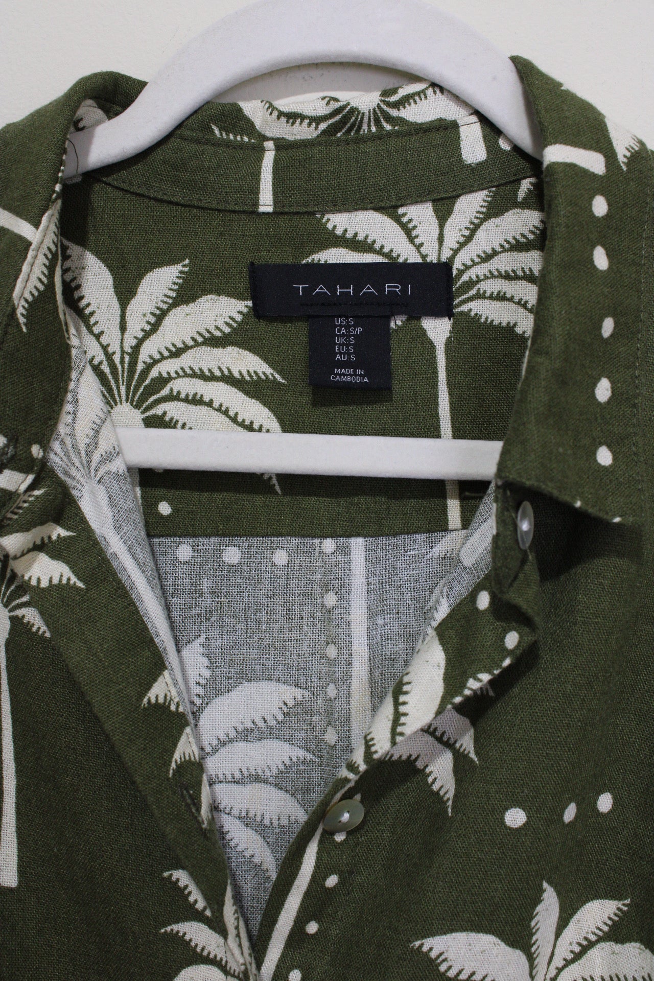Vestido Tahari nuevo de lino | Talla S