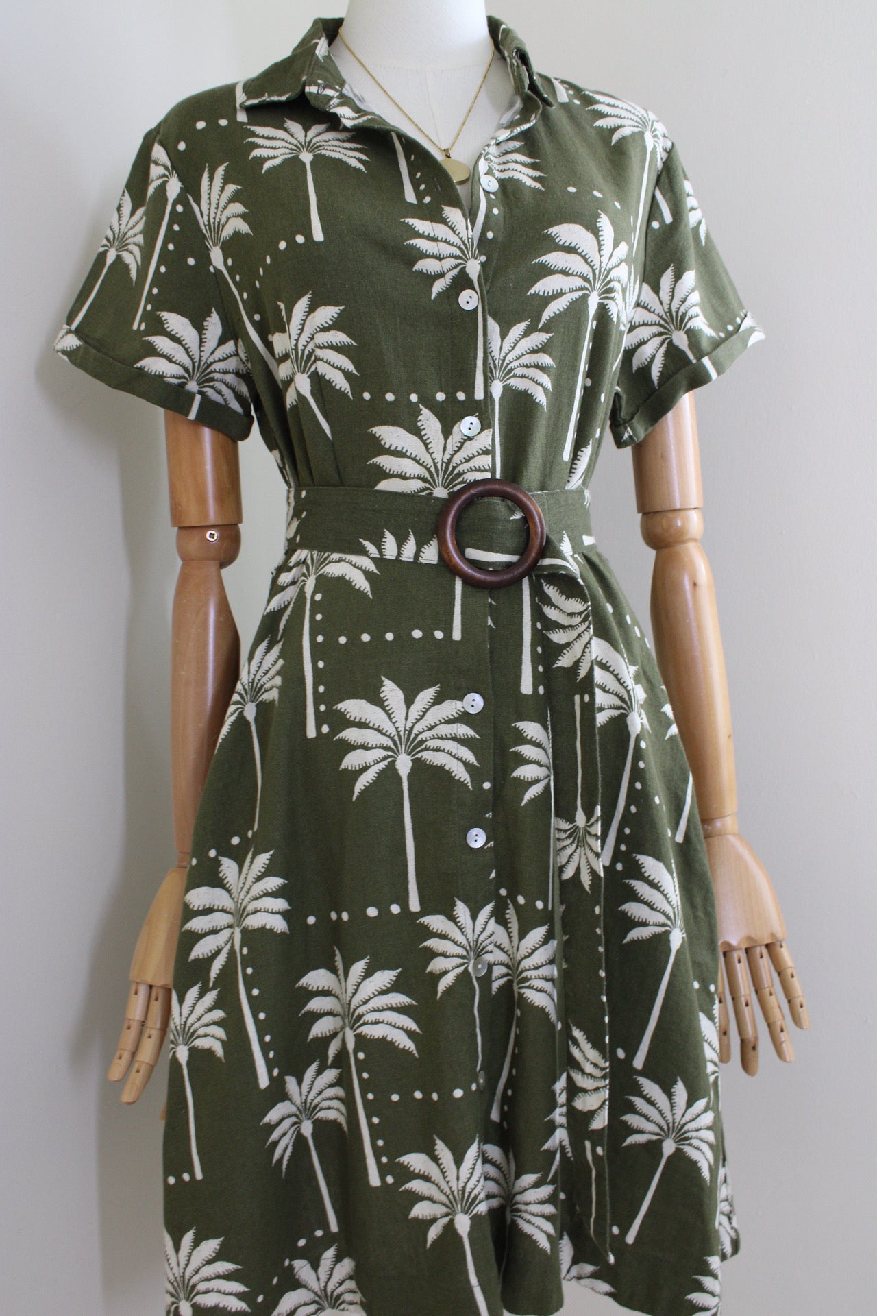 Vestido Tahari nuevo de lino | Talla S