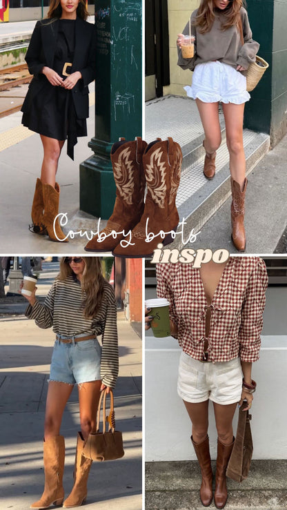 Botas vaqueras nuevas | Talla 6