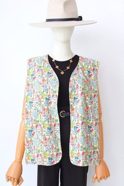 🏠 Vest vintage casitas | Talla XXL