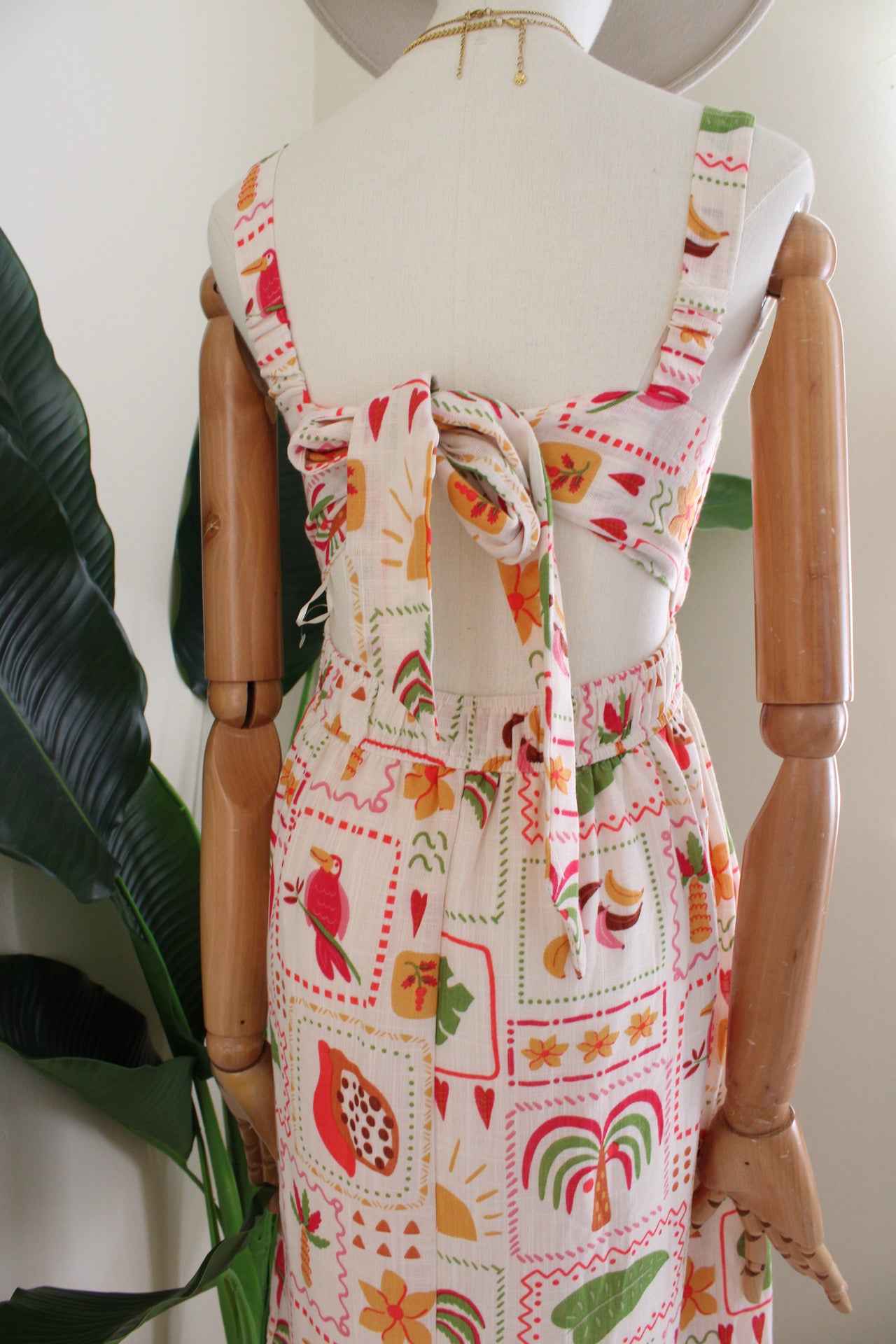Vestido tropical nuevo | Talla S