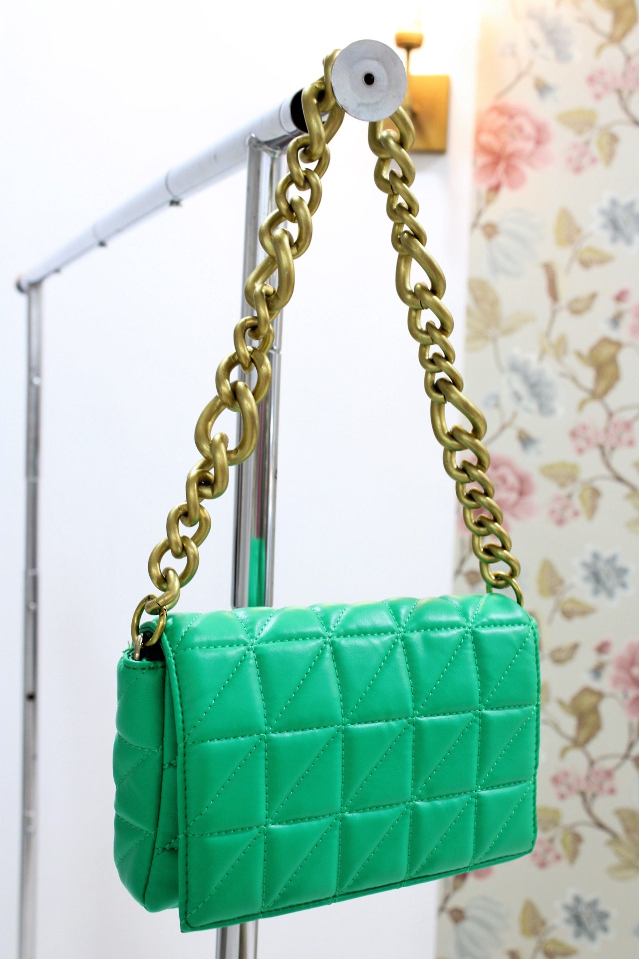 Shoulder green bag - nuevo