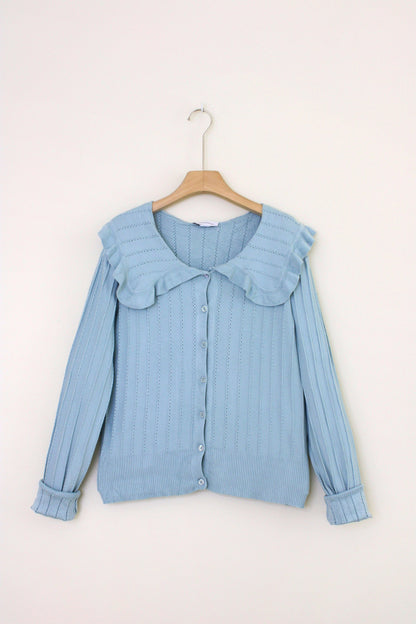 Cardigan baby blue, nuevo | Talla L