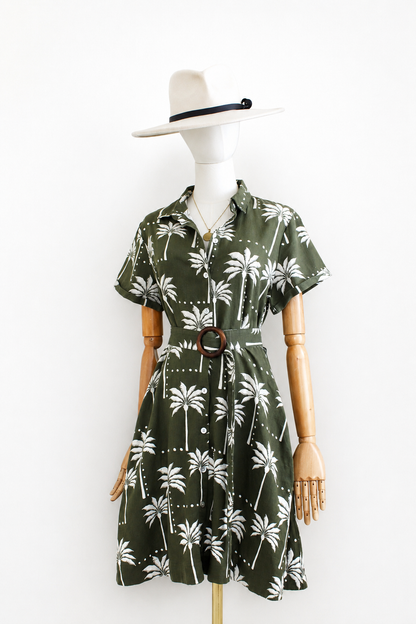 Vestido Tahari nuevo de lino | Talla S