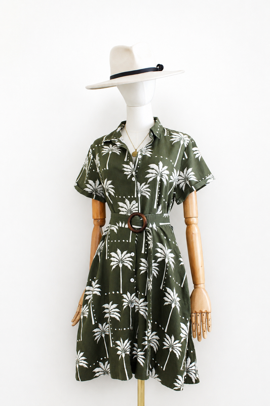 Vestido Tahari nuevo de lino | Talla S